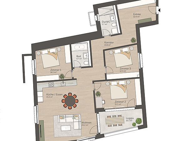WHG A01 Grundriss